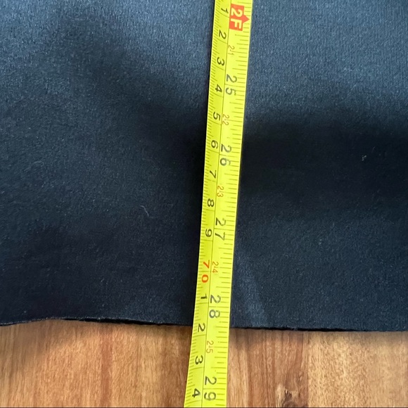 ASOS black mini slip dress sz 6 empire waist babydoll skater stretchy satin - Picture 7 of 7